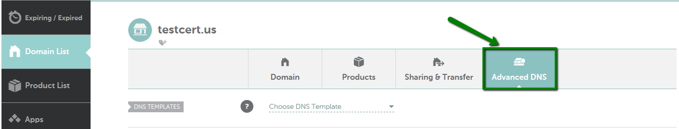 Instrucciones paso a paso para agregar un registro CAA en NameCheap